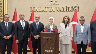 Aile ve Sosyal Hizmetler Bakanı Mahinur Özdemir Göktaş, Malatya ziyareti