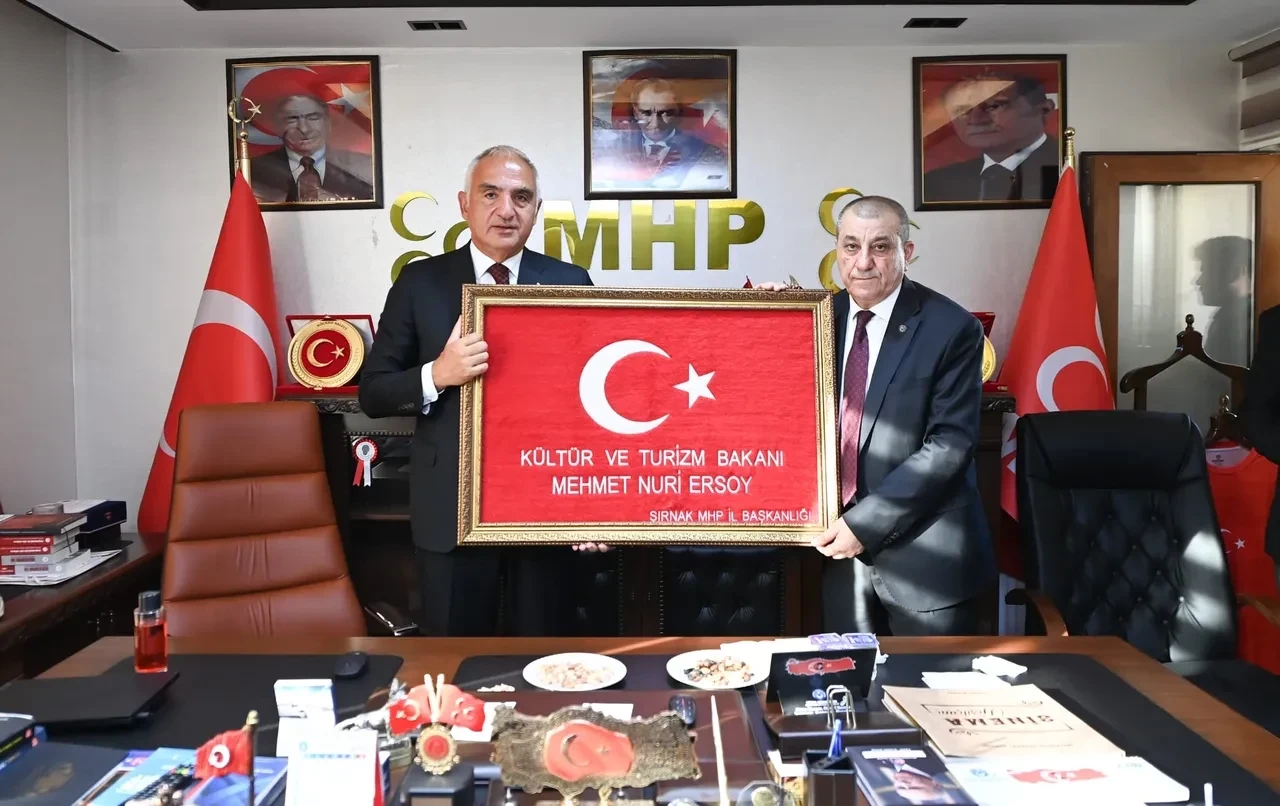 Kültür ve Turizm Bakanı Mehmet Nuri Ersoy, bir dizi temas