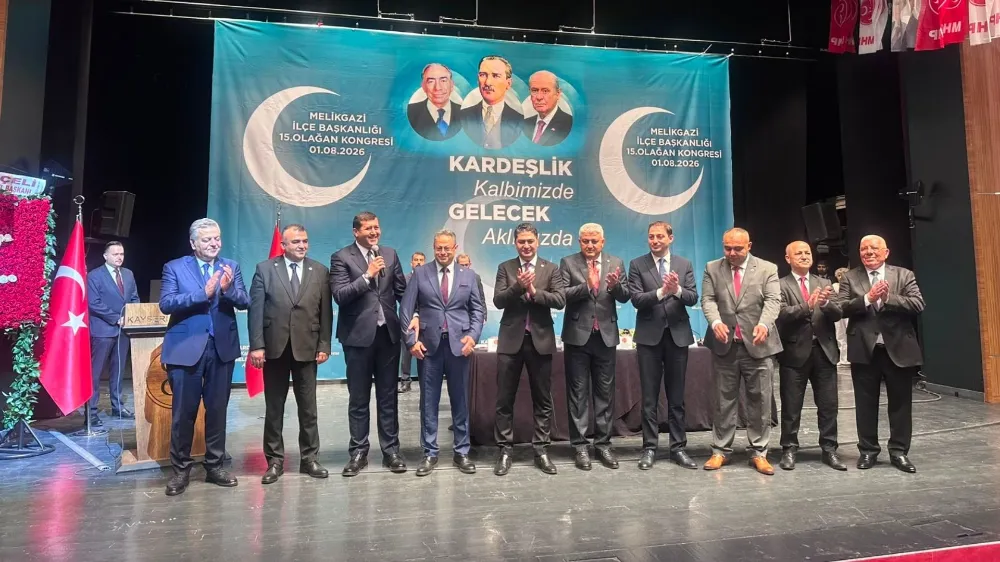 MHP Melikgazi İlçe Başkanlığı'nın Olağan Kongresi'nde Kayseri Büyükşehir Belediyesi Meclis