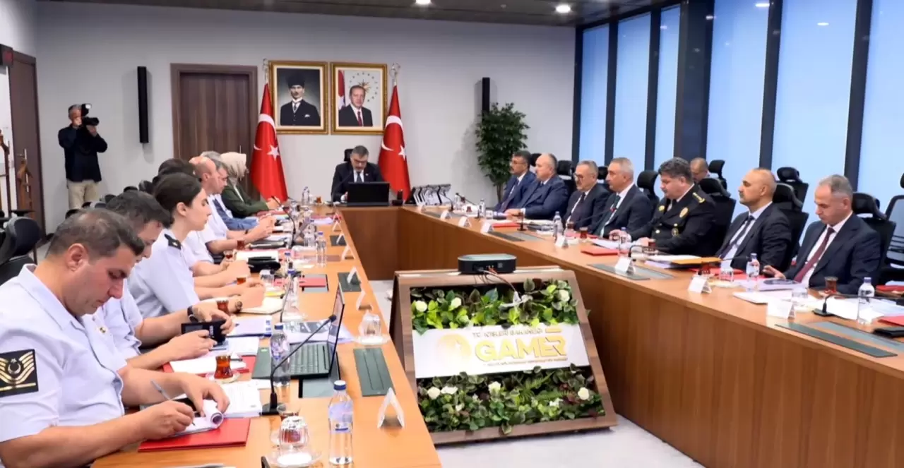 İçişleri Bakanı Mustafa Çiftçi, TBMM Başkanı Numan Kurtulmuş'un katılımıyla 81
