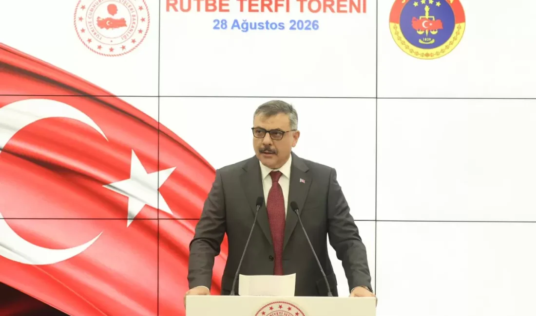 Jandarma Genel Komutanlığı 2026 Yılı Rütbe Terfi Töreni'ne katılan İçişleri