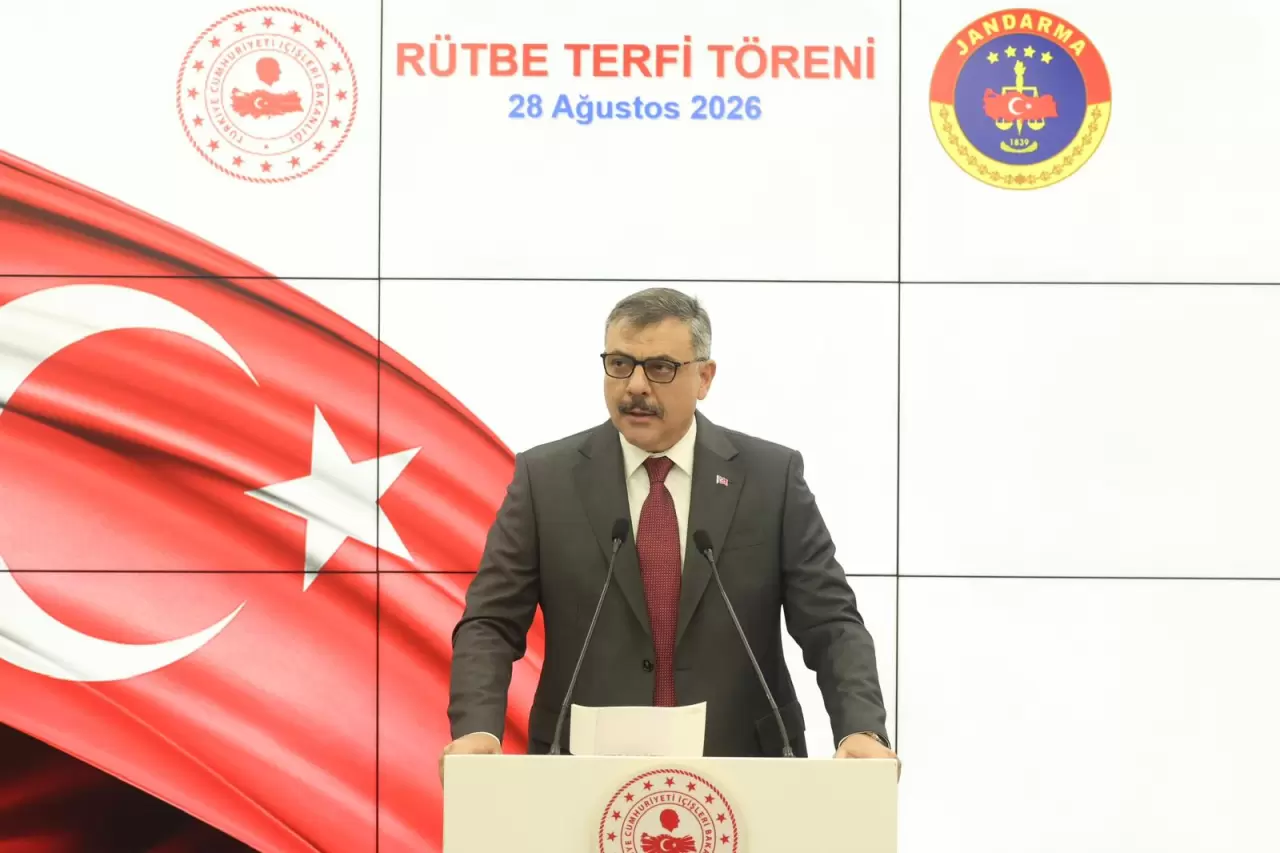 Jandarma Genel Komutanlığı 2026 Yılı Rütbe Terfi Töreni'ne katılan İçişleri