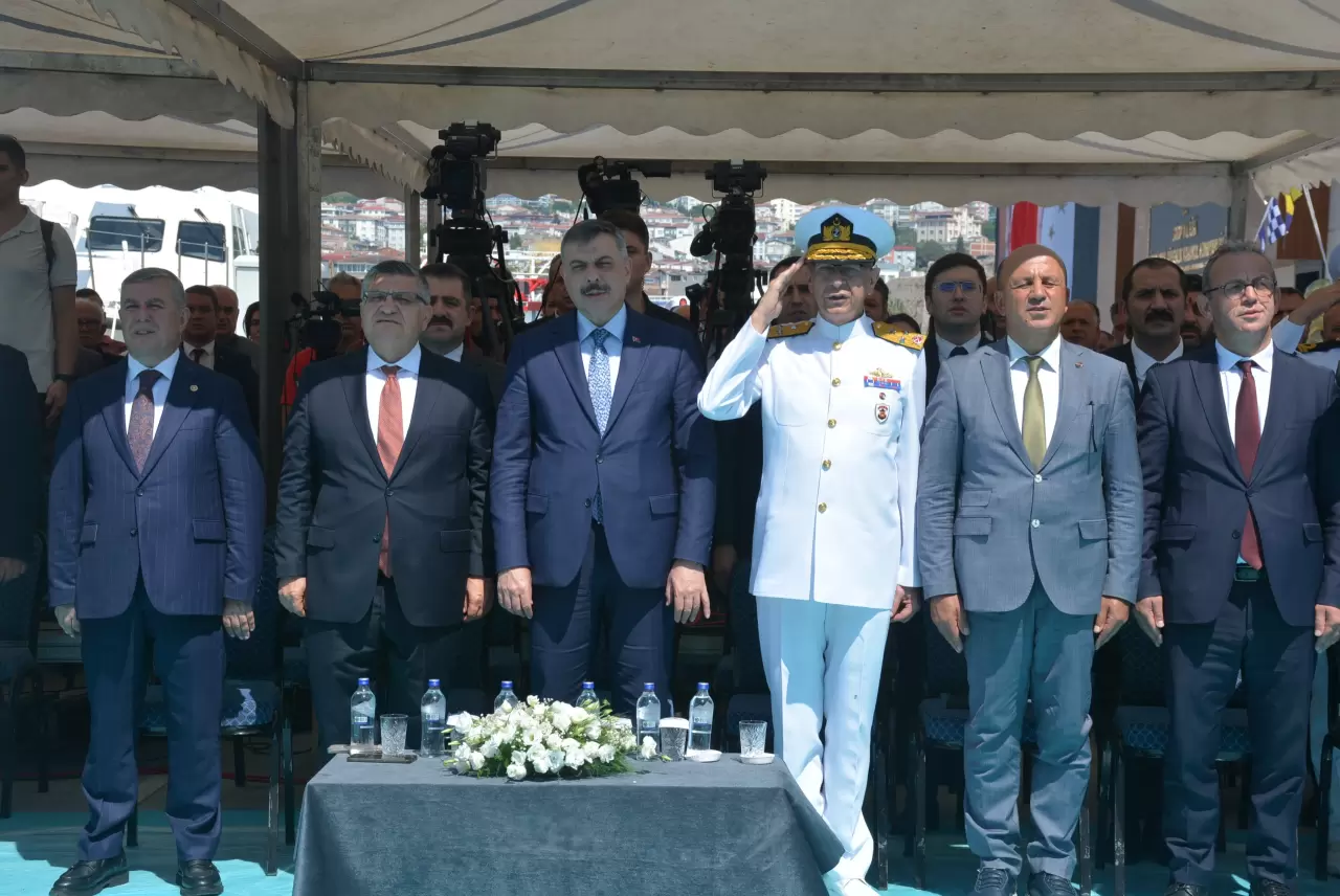 İçişleri Bakanı Mustafa Çiftçi, Sinop Sahil Güvenlik Karakol Komutanlığı Hizmet