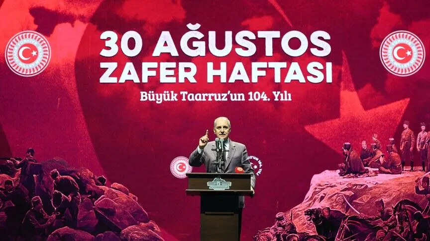 TBMM Başkanı Numan Kurtulmuş, Büyük Zafer'in 104. yıl dönümü vesilesiyle