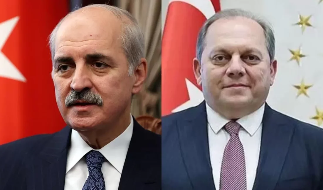 TBMM Başkanı Numan Kurtulmuş, Yargıtay Başkanı Ömer Kerkez'i Meclis'teki makamında