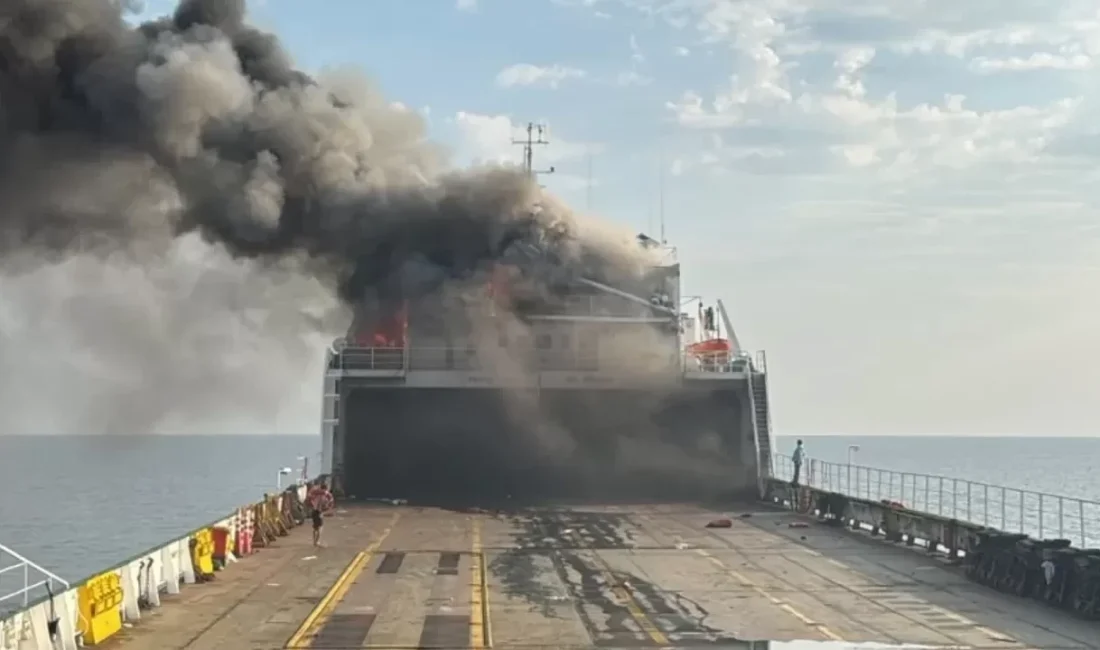 Samsun'dan Rusya'nın Novorossiysk kentine taze meyve ve sebze taşıyan Türk