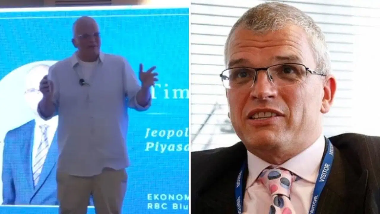 İngiliz ekonomist Timothy Ash hakkında, katıldığı bir finans toplantısında Cumhurbaşkanı