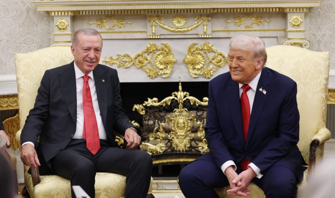 Cumhurbaşkanı Recep Tayyip Erdoğan, ABD Başkanı Donald Trump ile bir