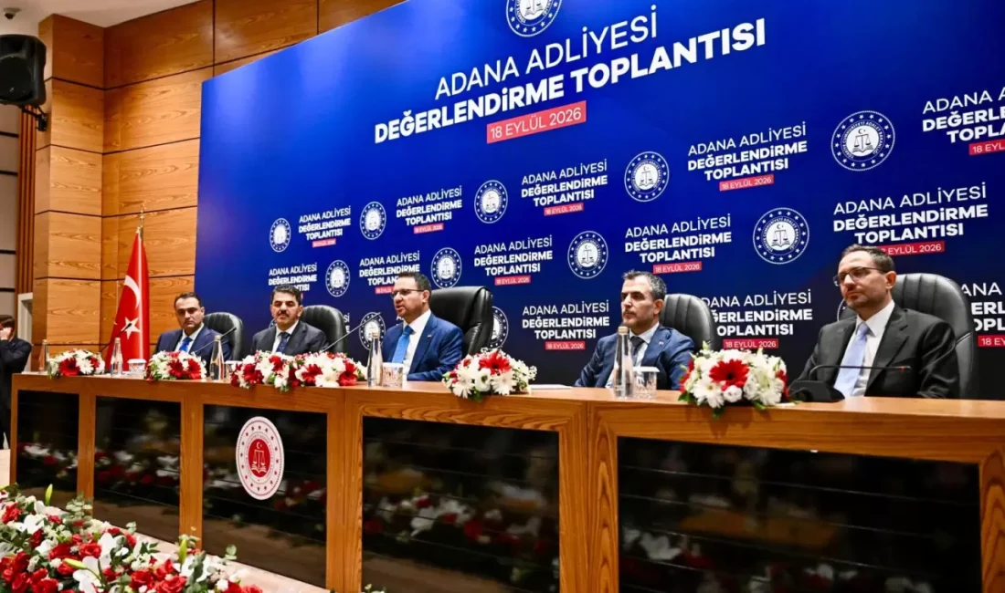 Adalet Bakanı Akın Gürlek, Adana Adliyesi'nde hakim ve savcılarla bir