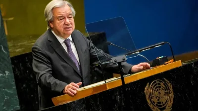 Birleşmiş Milletler Genel Sekreteri Antonio Guterres, BRICS Zirvesi'nde yaptığı açıklamada