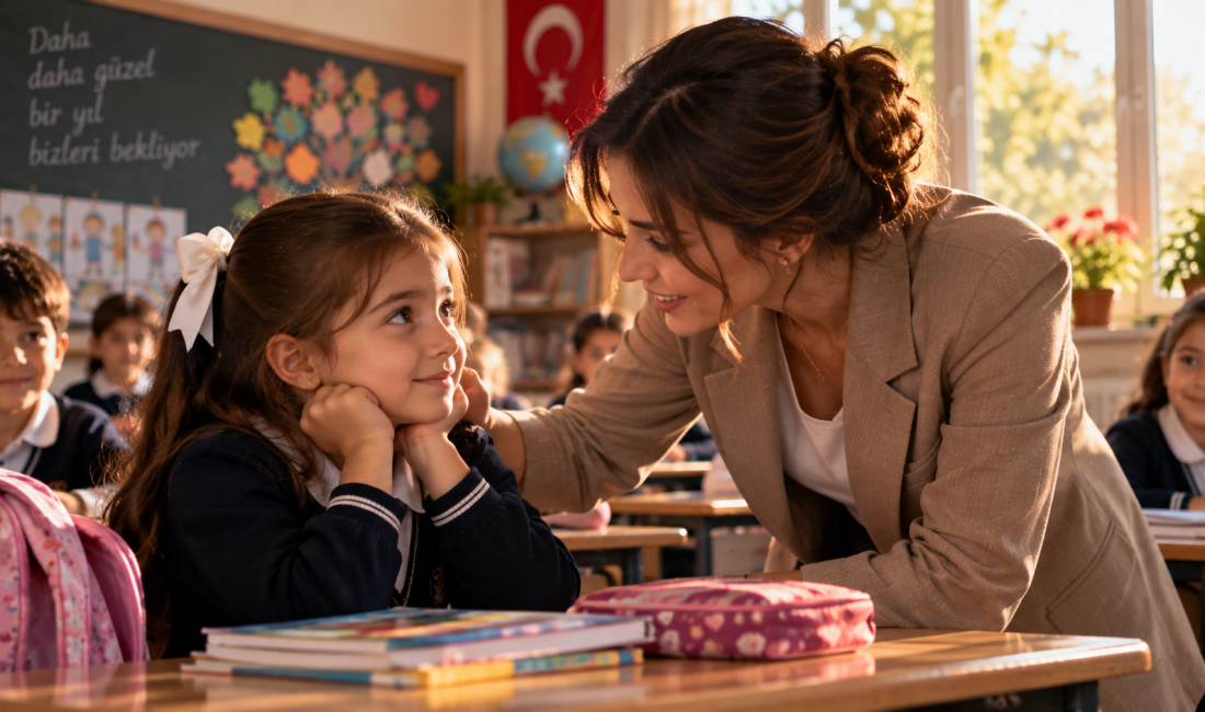 Okulun ilk günü… Yeni ütülenmiş formalar, büyük gelen çantalar, özenle