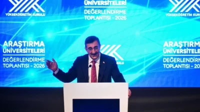 Cumhurbaşkanı Yardımcısı Cevdet Yılmaz, 2027 yılında başarılı uluslararası öğrencilerin araştırma