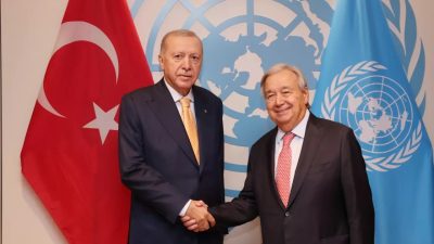 New York’ta BM Genel Sekreteri Antonio Guterres ile bir araya