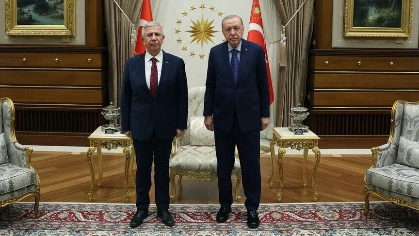 Cumhurbaşkanı Recep Tayyip Erdoğan, Ankara Büyükşehir Belediye (ABB) Başkanı Mansur