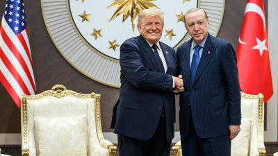 ABD’nin Ankara Büyükelçisi Tom Barrack, Cumhurbaşkanı Recep Tayyip Erdoğan ile