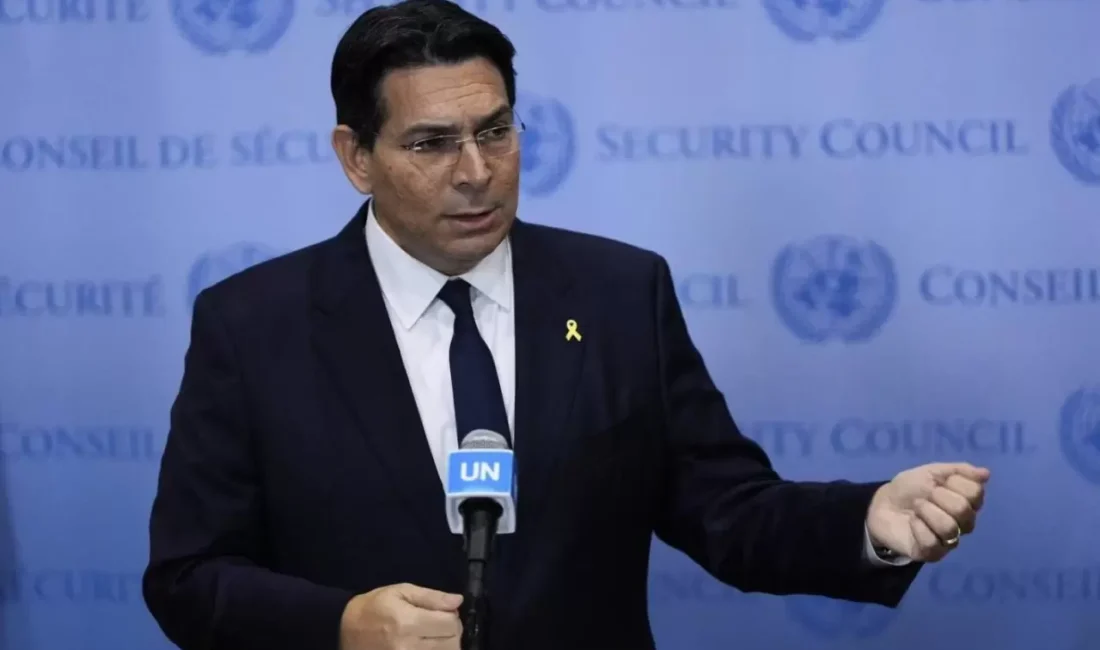 İsrail'in BM Daimi Temsilcisi Danny Danon, Suriye'deki işgali savunmaya çalışırken