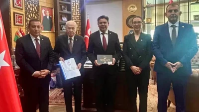 MHP Bilecik İl Başkanı Talha Özkan ve Söğüt Belediye Başkanı