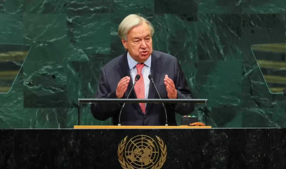 BM 81. Genel Kurulu'nun açılışında konuşan Antonio Guterres, Gazze'de yaşanan