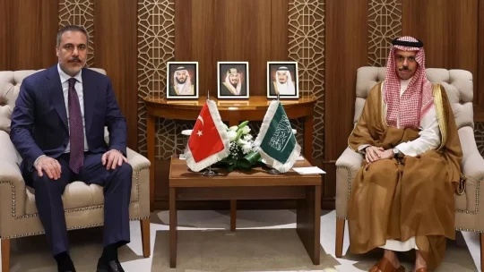 Dışişleri Bakanı Hakan Fidan, Suudi Arabistan Dışişleri Bakanı Faysal bin