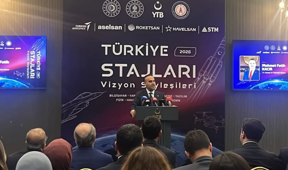 Sanayi ve Teknoloji Bakanı Mehmet Fatih Kacır, YTB’nin Türkiye Stajları