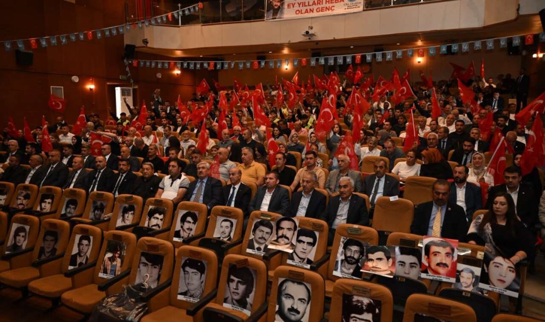 Malatya Ülkü Ocakları tarafından düzenlenen 12 Eylül Ülkücü Şehitleri Anma