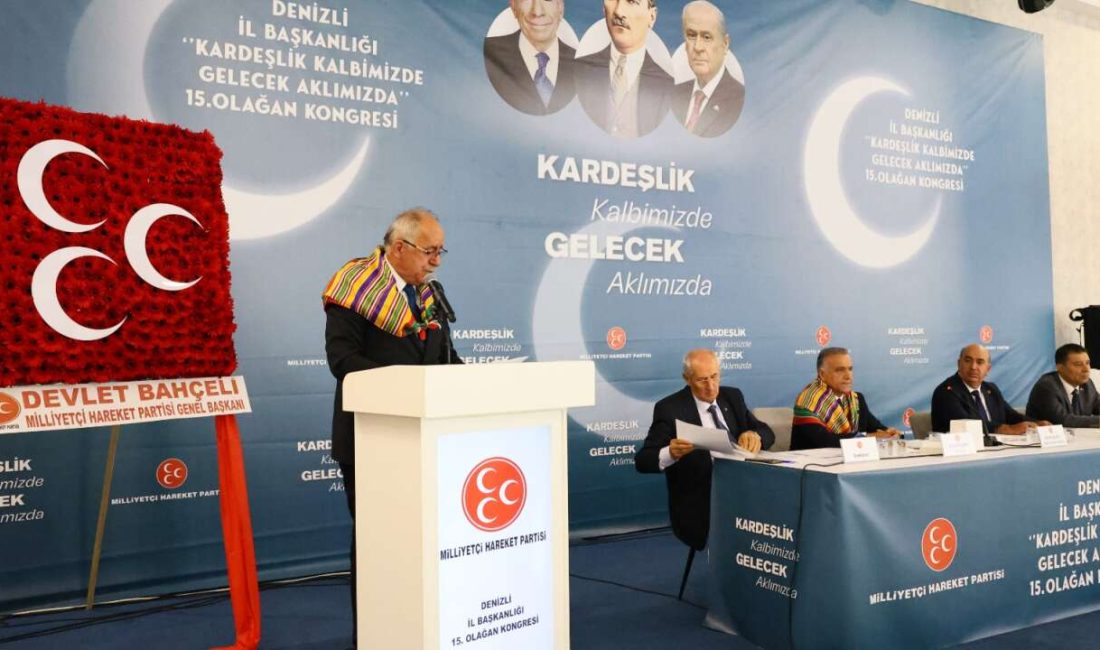 MHP Genel Başkan Yardımcısı Mustafa Kalaycı, Denizli İl Kongresi'nde yaptığı