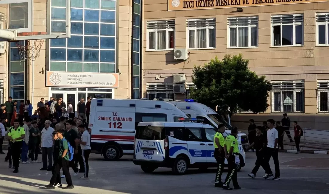 Manisa’nın Turgutlu ilçesinde bir lisenin çevresinde silahla ateş açılması sonucu