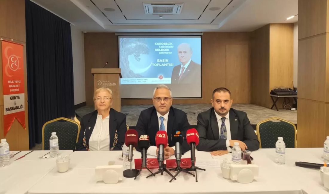MHP Konya İl Başkanı Sedat Göncü, 6 Eylül Pazar günü
