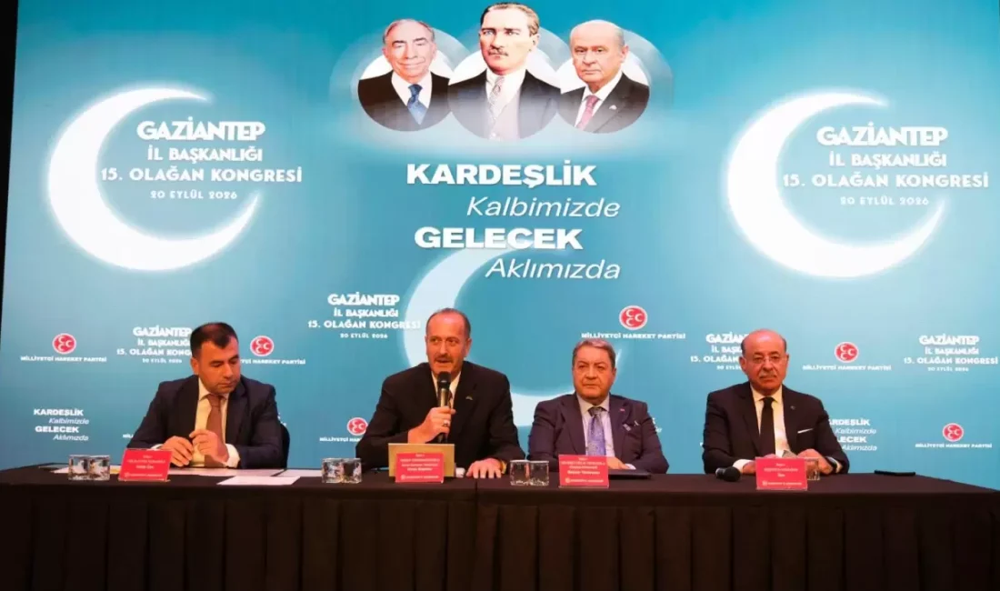 MHP Genel Sekreter Yardımcısı Tamer Osmanağaoğlu, Gaziantep İl Başkanlığı Olağan