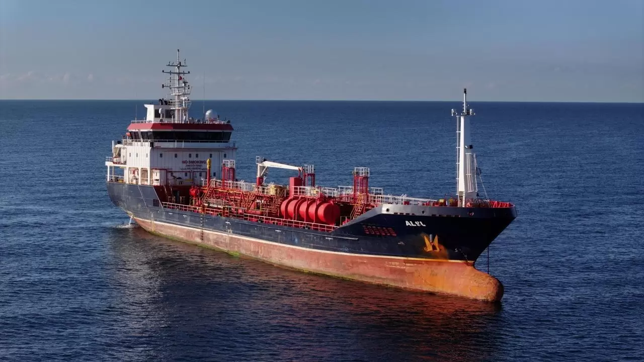 Marmara Denizi Silivri açıklarında iki ticari geminin çarpışması sonucu gerçekleşen