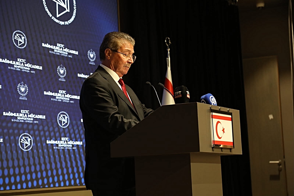 KKTC Başbakanı Ünal Üstel, Cumhurbaşkanı Yardımcısı Cevdet Yılmaz'ın da katıldığı