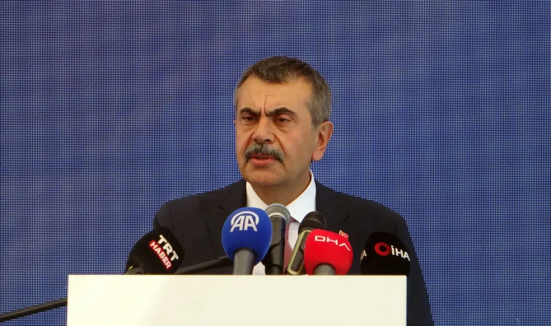 Milli Eğitim Bakanı Yusuf Tekin, Kırklareli'nin Vize ilçesinde katıldığı anaokulu