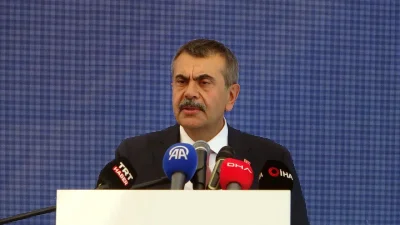 Milli Eğitim Bakanı Yusuf Tekin, Kırklareli'nin Vize ilçesinde katıldığı anaokulu