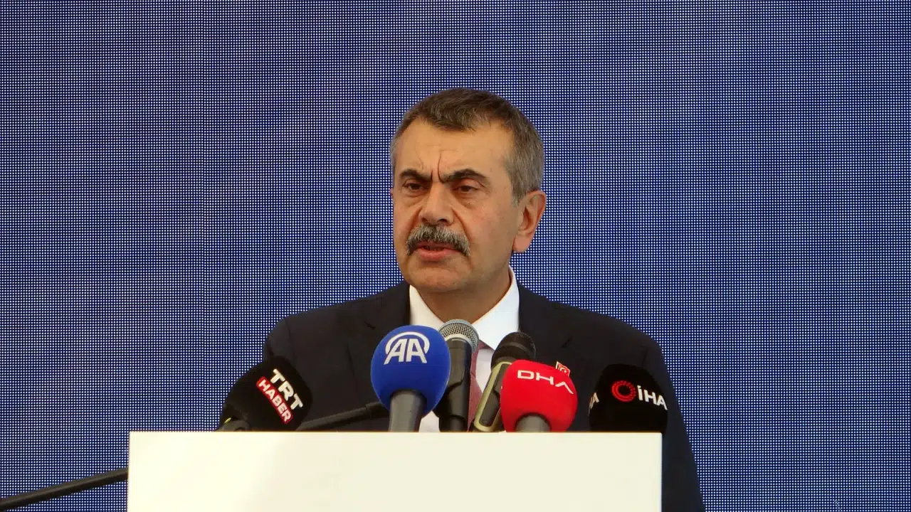 Milli Eğitim Bakanı Yusuf Tekin, Kırklareli'nin Vize ilçesinde katıldığı anaokulu