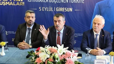 Milli Eğitim Bakanı Yusuf Tekin, Giresun'da katıldığı "Türkiye Yüzyılı Buluşmaları"